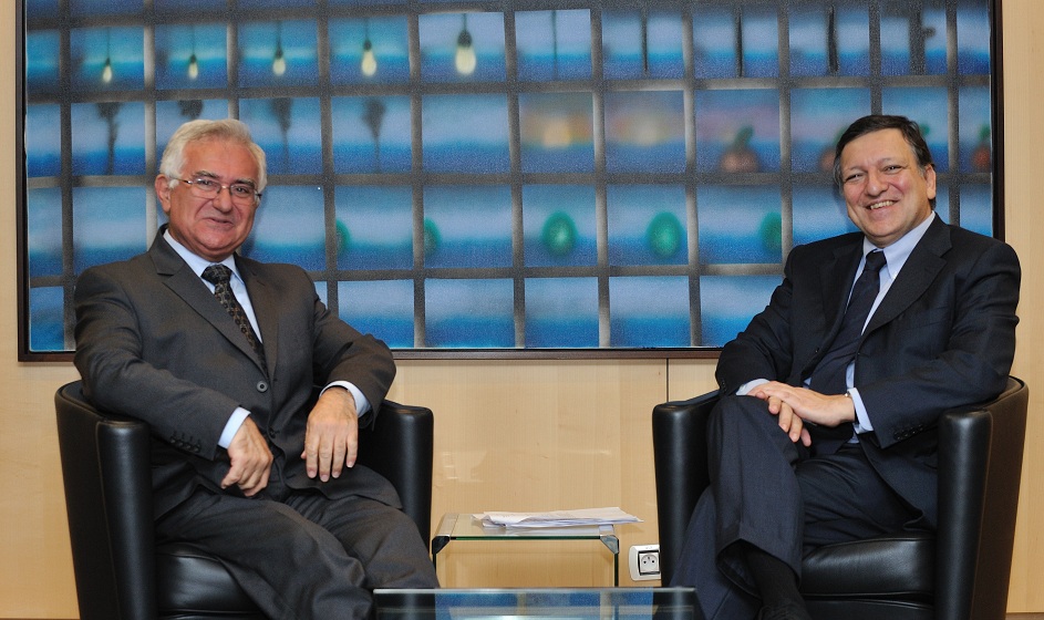 Dalli e Barroso, quando il maltese era ancora candidato a membro della Commissione europea