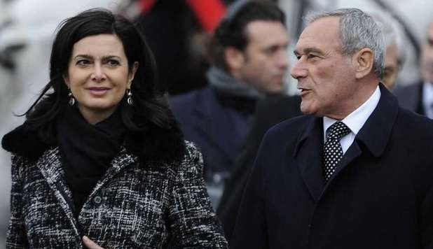 Laura Boldrini e Pietro Grasso