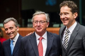 Dijsselbloem, Juncker, Grilli