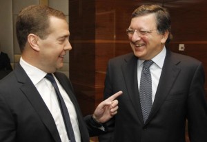 Medvedev e Barroso