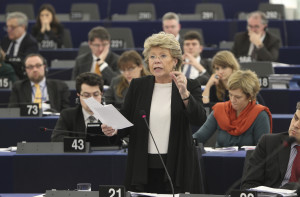 Viviane Reding in Plenary Session