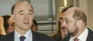 Pierre MOSCOVICI , Martin SCHULZ - EP President