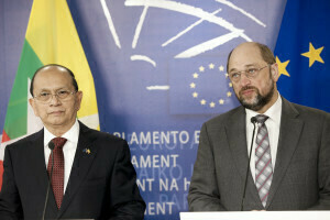 Thein Sein e Martin Schulz