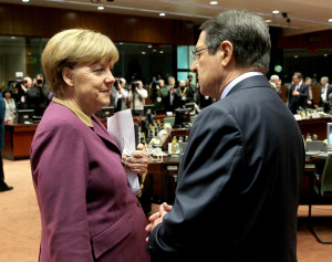 Angela Merkel e Nikos Anastasiades