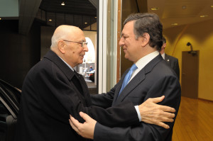 Giorgio Napolitano at the EC