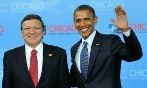 Jose Manuel Barroso, President of the EC participates to the NATO Summit 2012 in Camp David