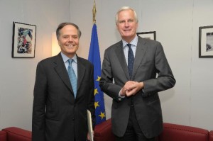 Moavero Milanesi con Barnier