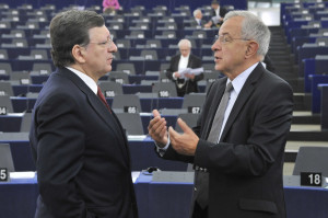 Barroso discute con Lamassoure (Ppe) capo delegazione del Parlamento per il Mff