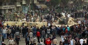 Anti Government Protesters Take To The Streets In Cairo