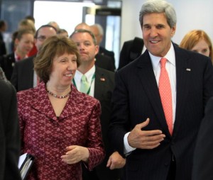 Catherine Ashton e John Kerry