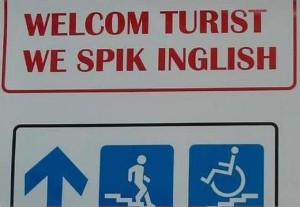 Spik inglish inglese