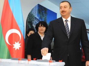 Ilham Aliyev al seggio