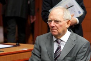 Il ministro delle Finanze tedesco Wolfgang Schaueble