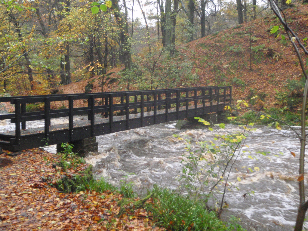 Un ponte di plastica riciclata