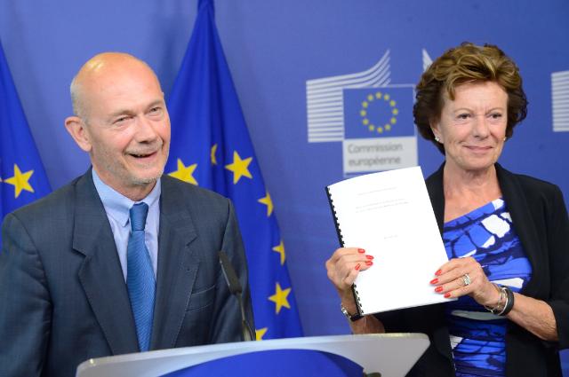 Pascal Lamy e Neelie Kroes