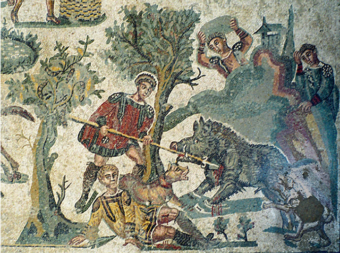 Mosaico della villa del Casale a Piazza Armerina