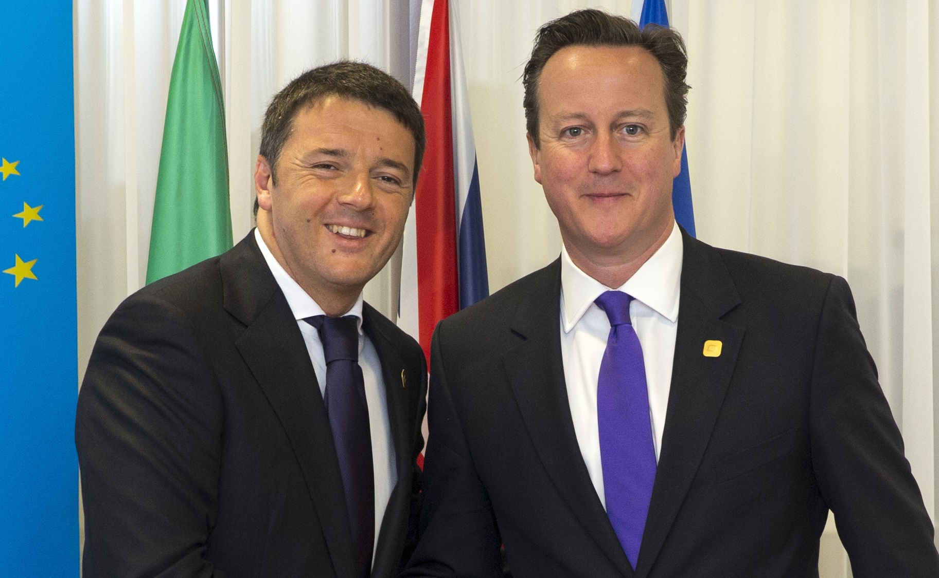 Matteo Renzi e David Cameron