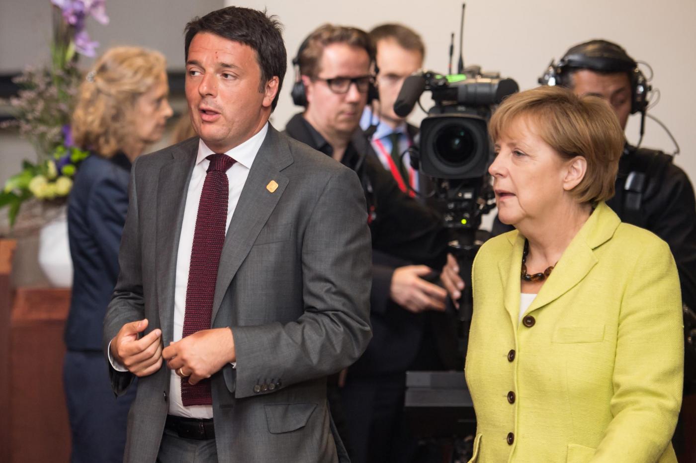 Renzi e Merkel