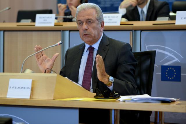 Il commissario all'Immigrazione Dimitris Avramopoulos