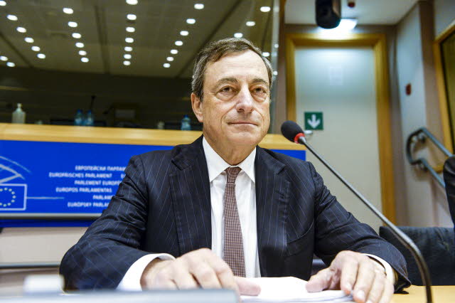 Mario Draghi - ph. Parlamento europeo