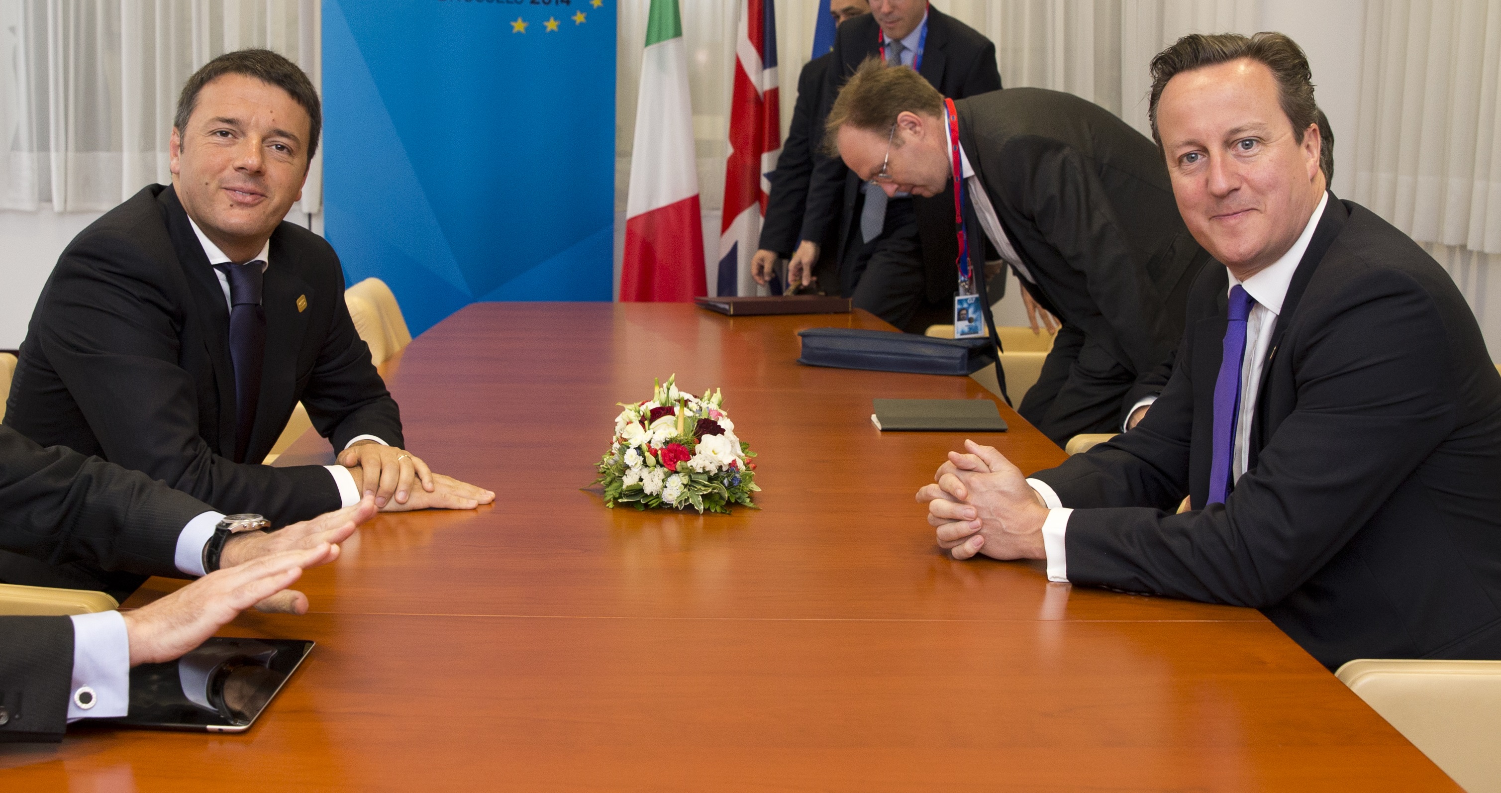 Matteo Renzi e David Cameron