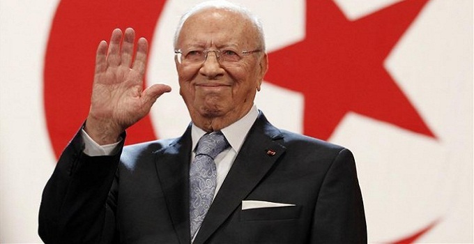 Il nuovo presidente della Tunisia Baji Caid Essebsi