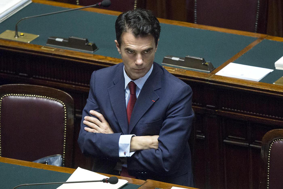 Sandro Gozi alla Camera (Roberto Monaldo/LaPresse)