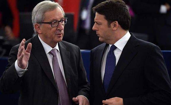 Juncker e Renzi