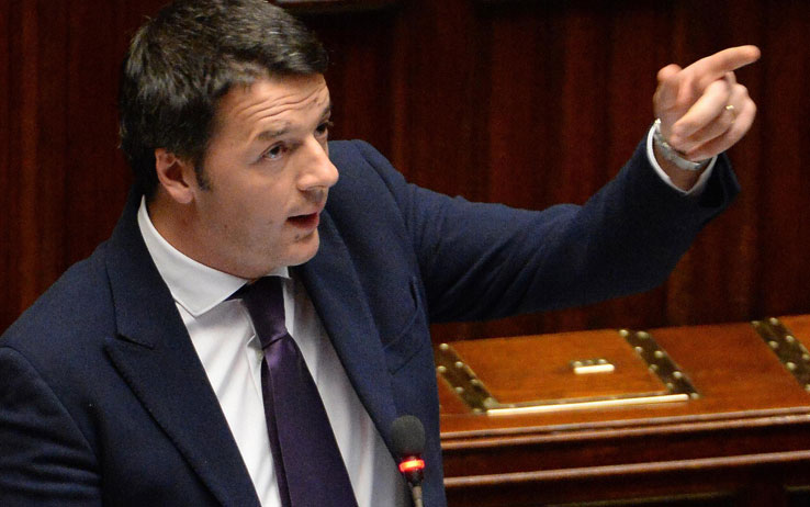 Renzi parla alla Camera