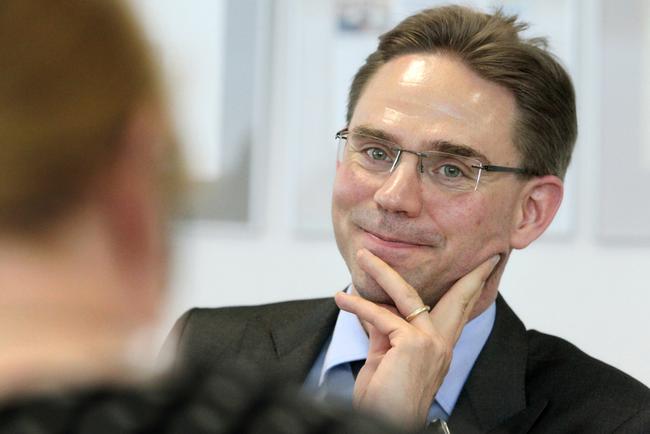 Il vice presidente della Commissione Ue Jyrki Katainen