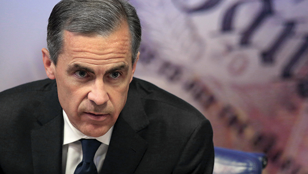 Il governatore dela Banca d'Inghilterra Mark Carney