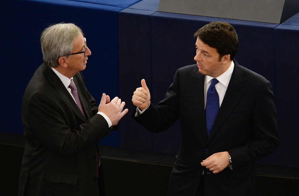 Juncker e Renzi