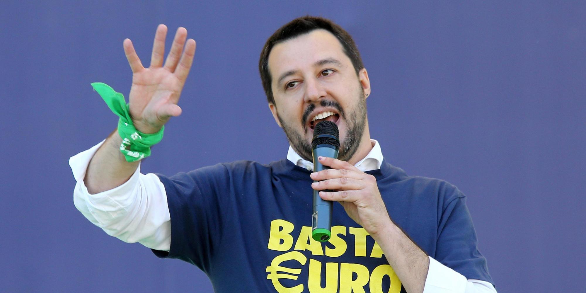 Matteo Salvini, segretario della Lega Nord