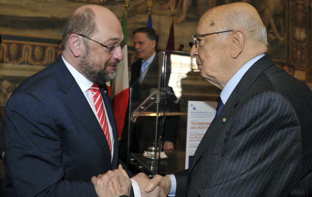 Schulz e Napolitano