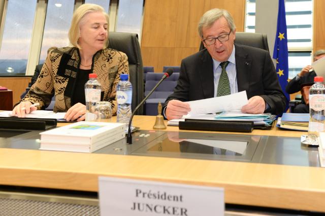 Catherine Day e Juncker