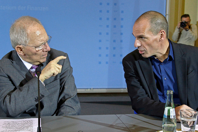 Varoufakis e Schauble