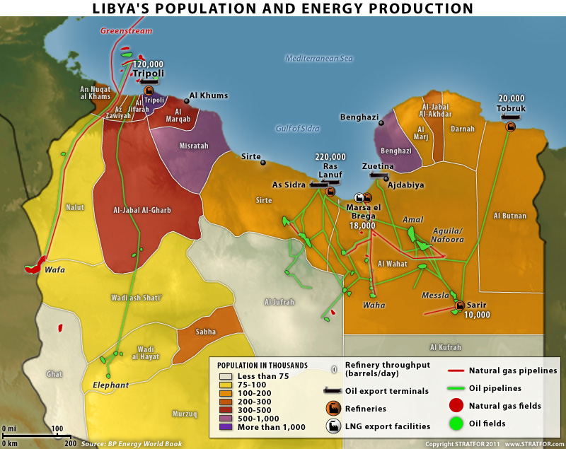 Gas e petrolio, la Libia dell'energia