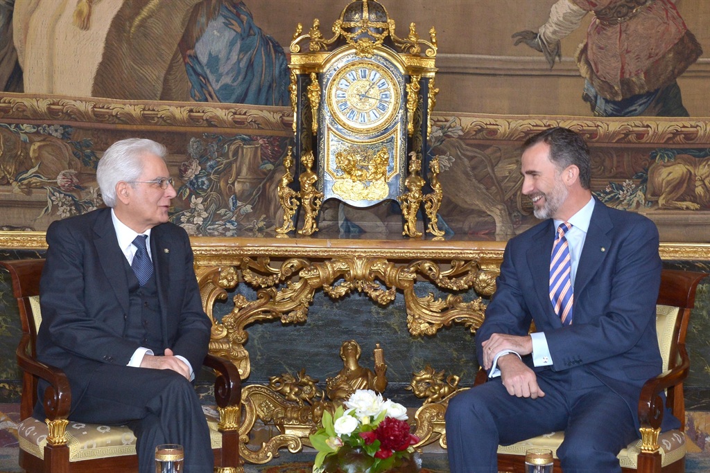 L'incontro tra il presidente della Repubblica Sergio Mattarella e il re di Spagna Felipe VI (Fonte: Quirinale)