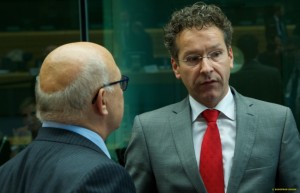 Il presidente dell'Eurogruppo Dijsselbloem - foto Consiglio Ue