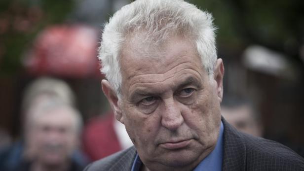 Il presidente della Repubblica Ceca, Milos Zeman