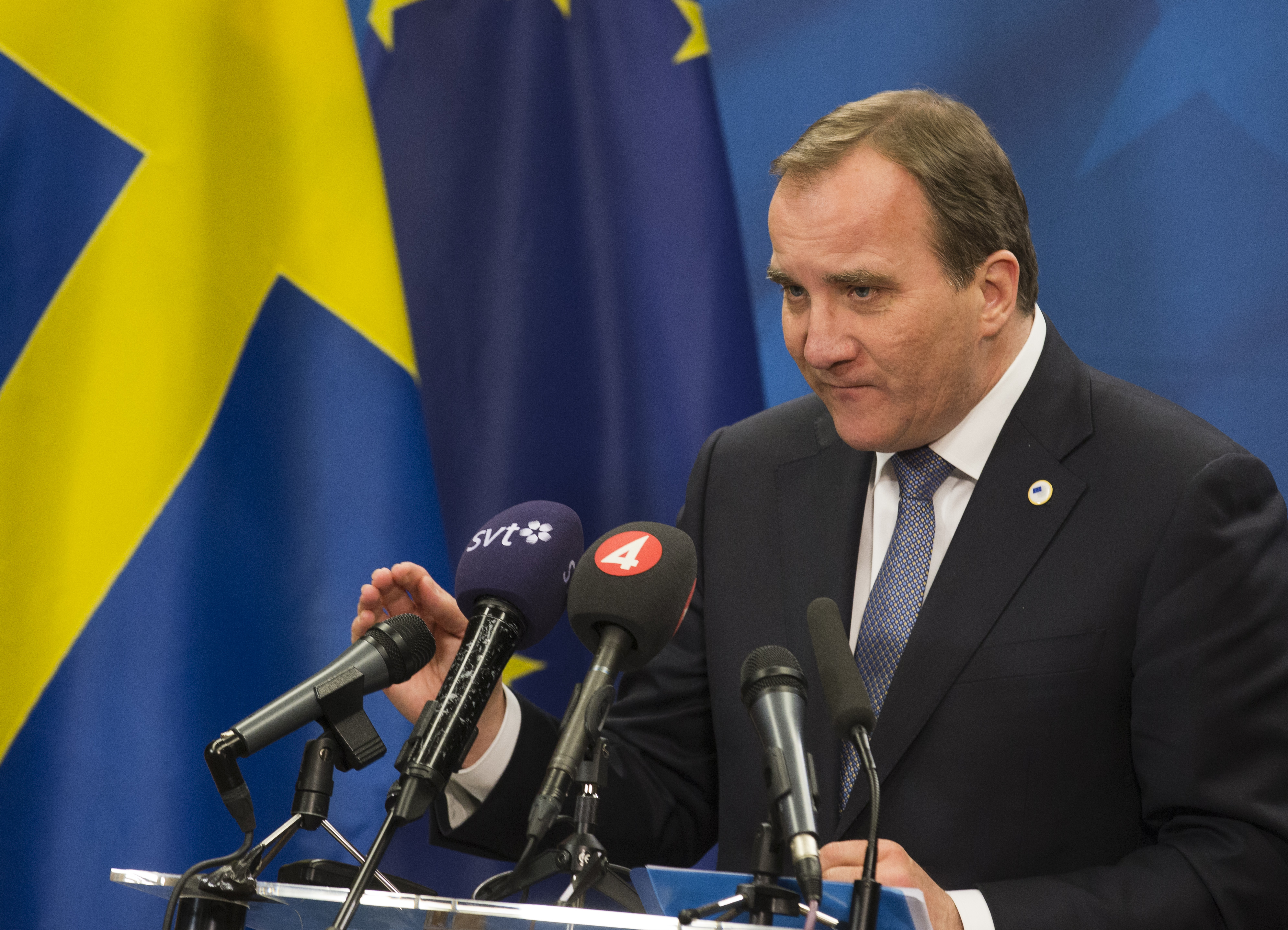 Il primo ministro svedese Stefan Lofven