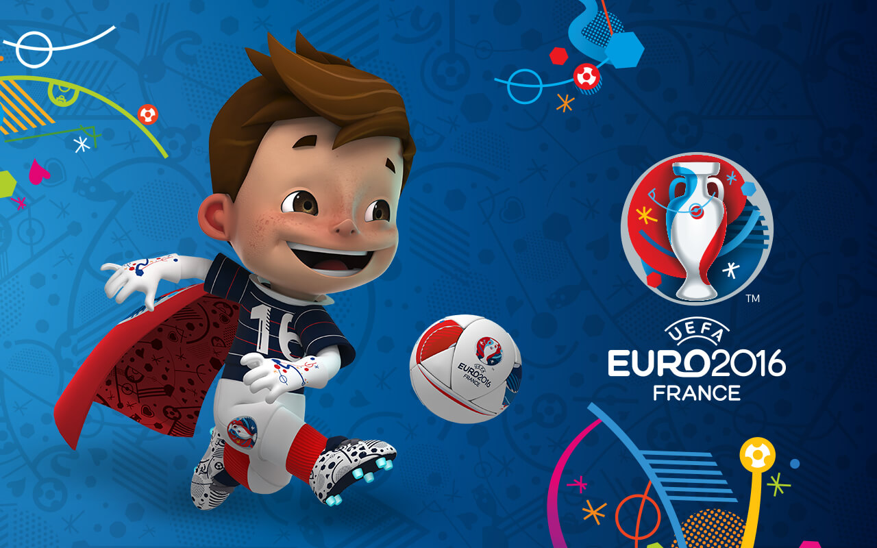 Super Victor, la mascotte del Campionato di calcio Euro 2016 che si terrà in Francia (Fonte: uefa.com)