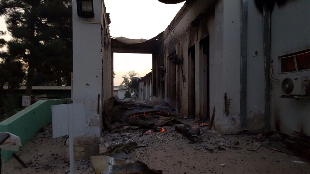 L'ospedale di Kunduz dopo il bombardamento - foto Medici Senza Frontiere