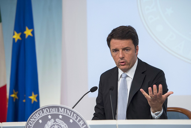 Il presidente del Consiglio Matteo Renzi (Fonte: Palazzo Chigi)