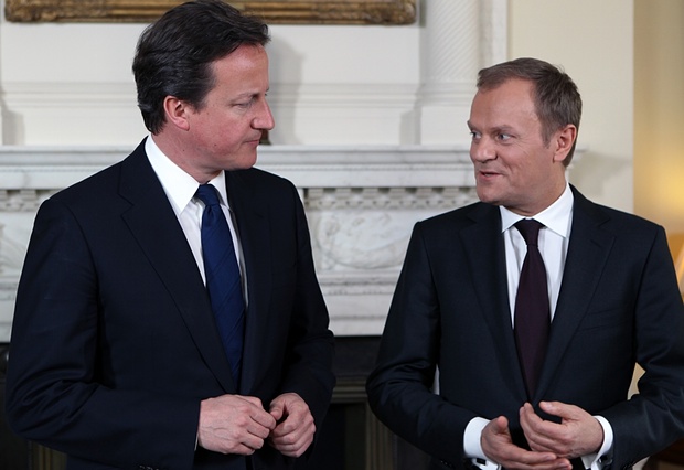 David Cameron e Donald Tusk