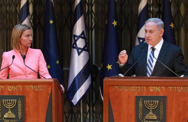 Mogherini Netanyahu Israele