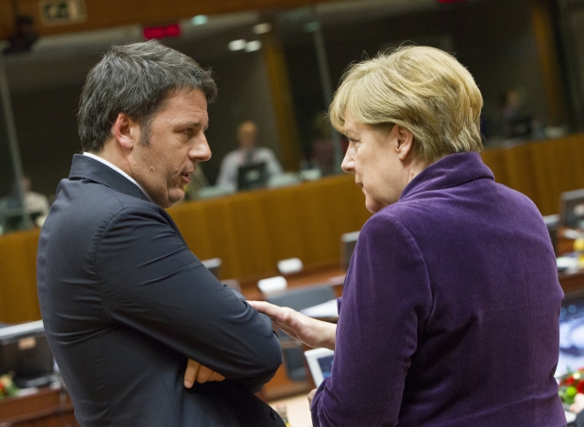 Renzi Merkel