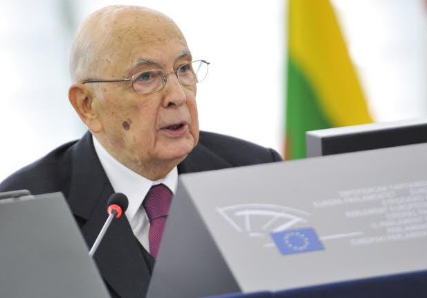 Giorgio Napolitano al Parlamento europeo - ¬© European Union 2014 EP