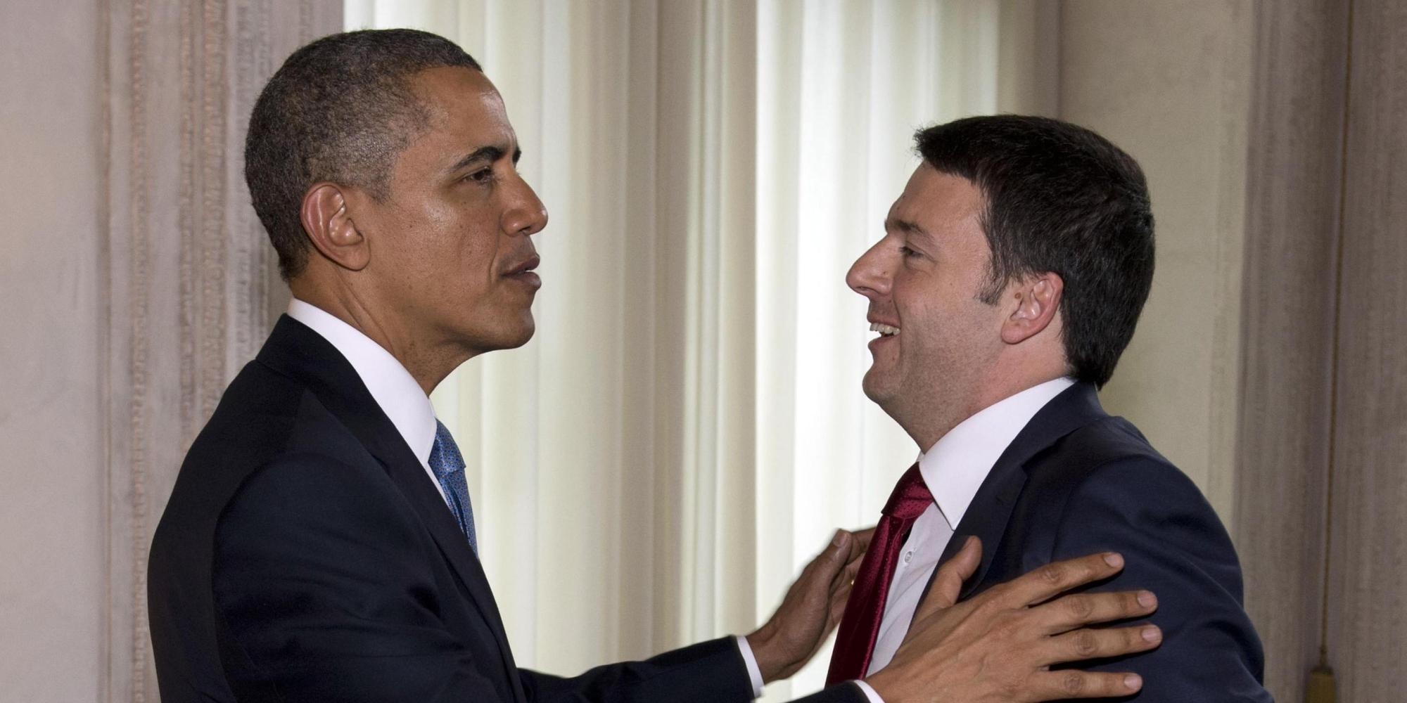 Renzi Obama crescita austerità cena