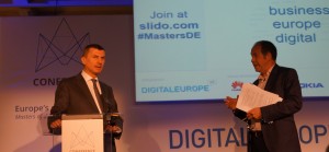 Andrus Ansip alla conferenza Digitaleurope